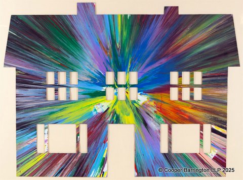 Damien Hirst (born 1965) House Spin Painting, 2009. Acrylic on paper with the inkstamp signature on the reverse and blindstamp of the artist. Published by Pinchuk Art Centre, Ukraine. Damien Hirst (born 1965) House Spin Painting, 2009. Acrylic on paper with the inkstamp signature on the reverse and blindstamp of the artist. Published by Pinchuk Art Centre, Ukraine.