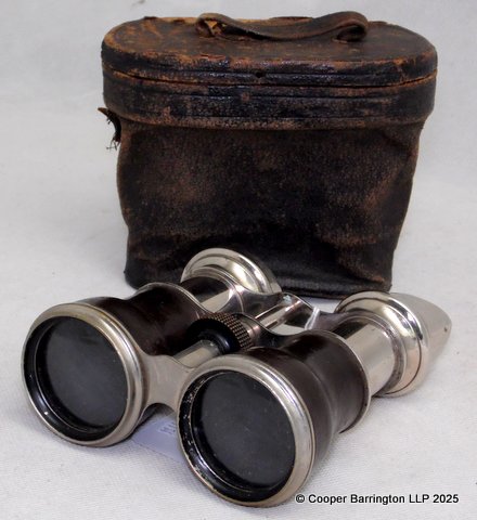 French Chevalier Style Silver Plated Field Glasses with Eye Pieces and Case. Early 1900s. French Chevalier Style Silver Plated Field Glasses with Eye Pieces and Case. Early 1900s.